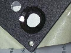 Aufgef&uuml;lltes Loch (R&uuml;ckseite)