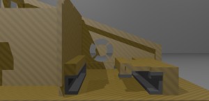 Geh&auml;use, offen, HD-Halterung